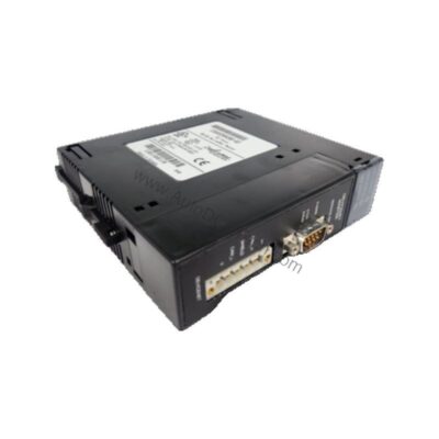 Figure 1: Front view of the GE IC693DNM200 industrial automation component showing its physical design and enclosure.
