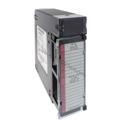 Figure 1: Front view of the GE IC693MAR590 industrial automation component showing its physical design and enclosure.