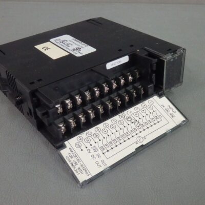 Figure 1: Front view of the GE IC693MDL241 industrial automation component showing its physical design and enclosure.