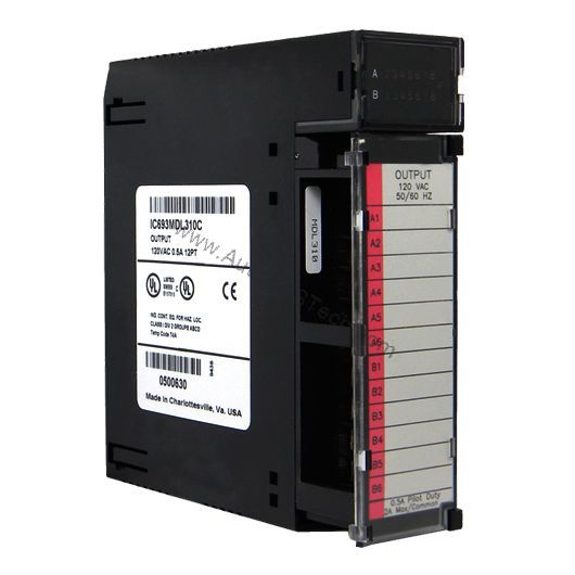 GE Fanuc IC693MDL310 Series 90-30 Output Module 120V AC 12 Points
