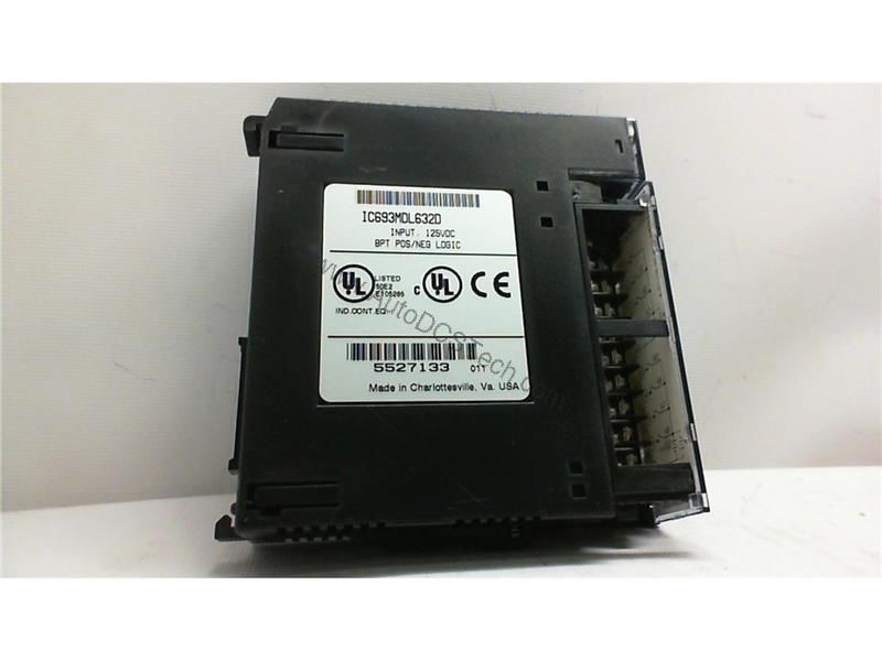 GE Fanuc IC693MDL632 125VDC Positive/Negative Logic Input Module for Series 90-30