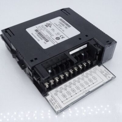 Figure 1: Front view of the GE IC693MDL730 industrial automation component showing its physical design and enclosure.
