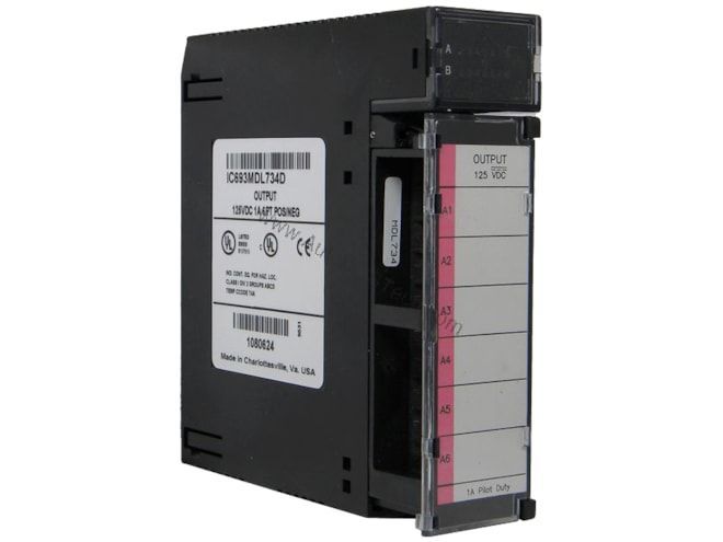 GE Fanuc IC693MDL734 6-Point Digital Output Module for Series 90-30 PLC