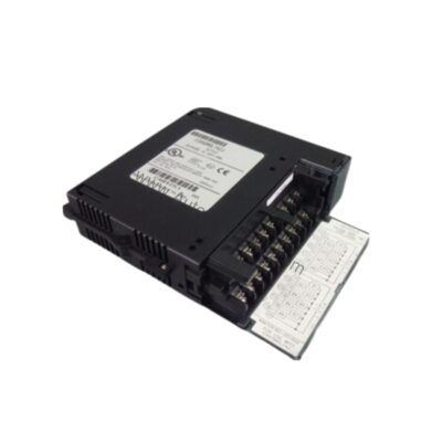 Figure 2: Technical layout and connection details for the GE IC693MDL742 industrial automation component.