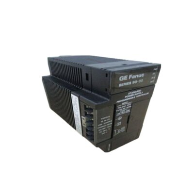 Figure 1: Front view of the GE IC693PBM201 industrial automation component showing its physical design and enclosure.