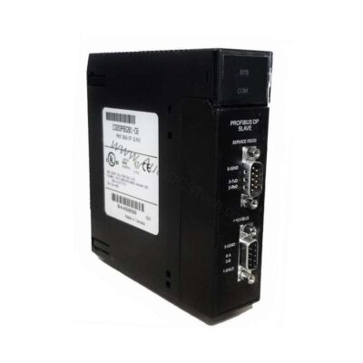 Figure 1: Front view of the GE IC693PBS201 industrial automation component showing its physical design and enclosure.