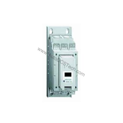 Figure 1: Front view of the Allen-Bradley 150-F108FAD industrial automation component showing its physical design and enclosure.