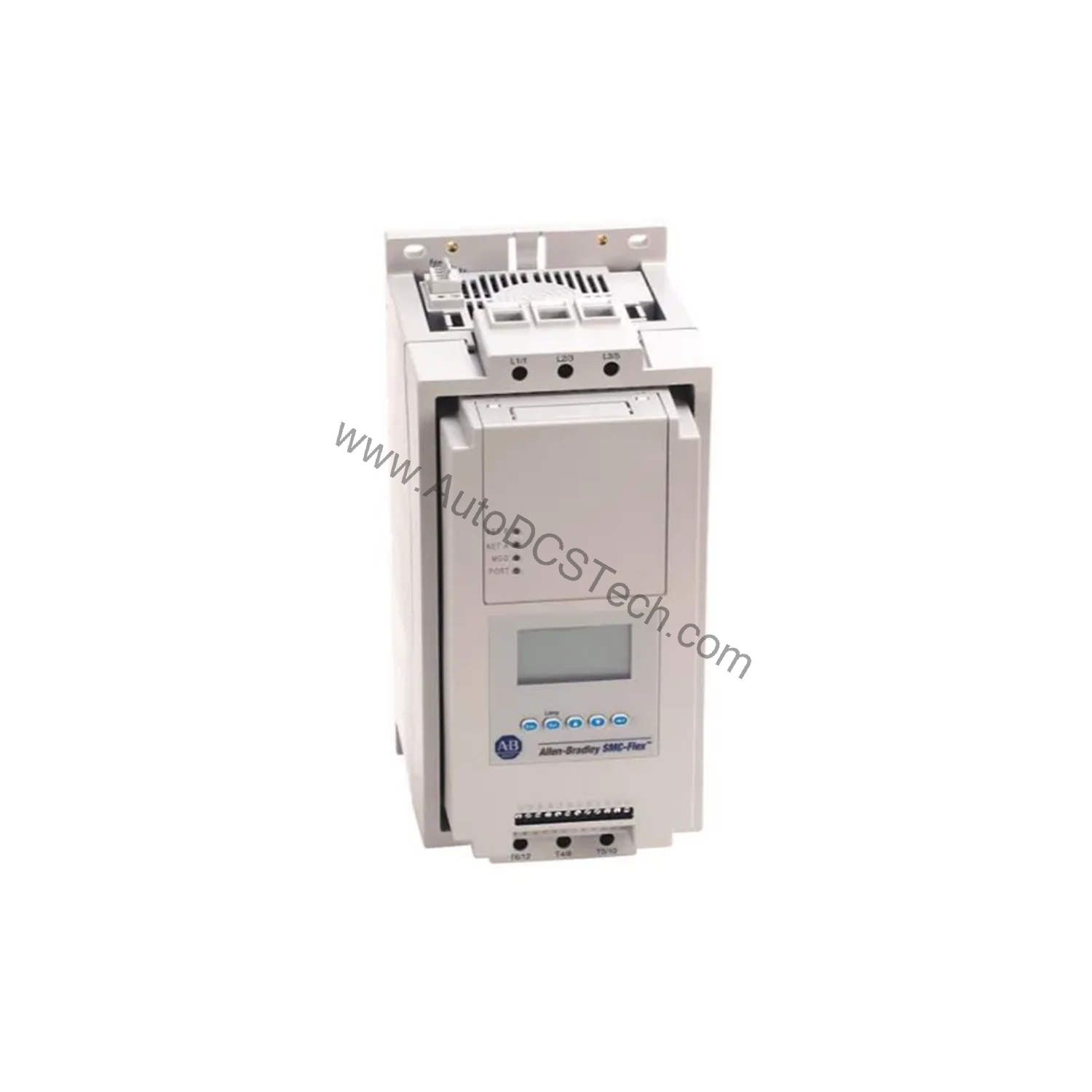 Figure 1: Front view of the Allen-Bradley 150-F1250NBE industrial automation component showing its physical design and enclosure.