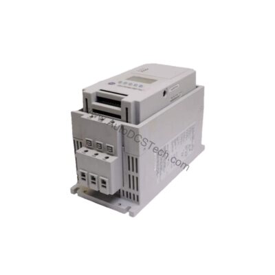 Figure 1: Front view of the Allen-Bradley 150-F201NBRB industrial automation component showing its physical design and enclosure.