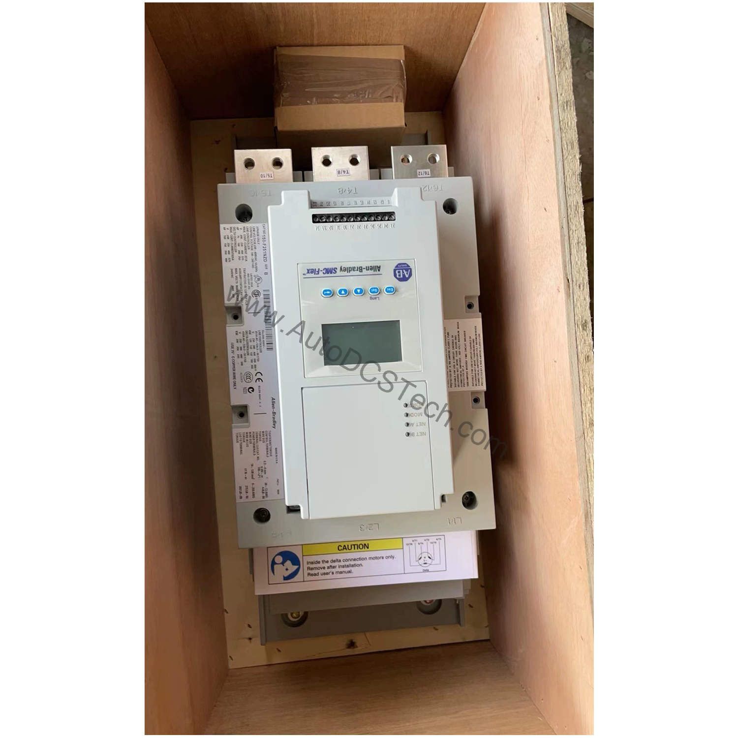 Figure 1: Front view of the Allen-Bradley 150-F251NBRB industrial automation component showing its physical design and enclosure.