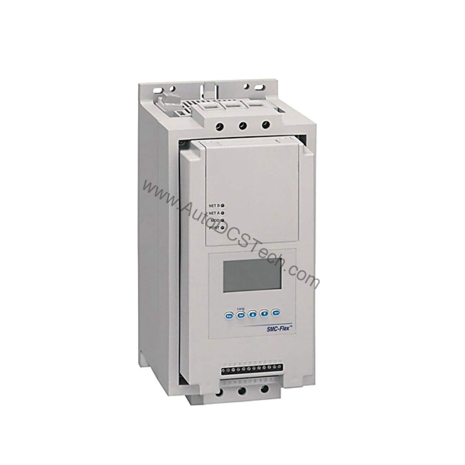 Figure 1: Front view of the Allen-Bradley 150-F25NCR industrial automation component showing its physical design and enclosure.