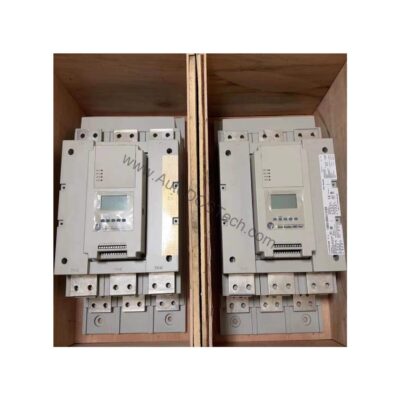 Figure 1: Front view of the Allen-Bradley 150-F361NCR industrial automation component showing its physical design and enclosure.
