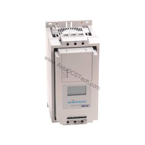 Figure 1: Front view of the Allen-Bradley 150-F480NCR industrial automation component showing its physical design and enclosure.