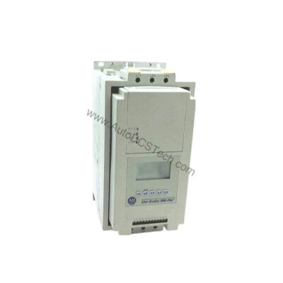 Figure 1: Front view of the Allen-Bradley 150-F85NCD industrial automation component showing its physical design and enclosure.