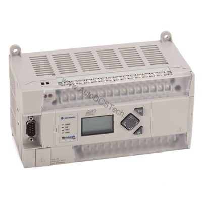 Figure 1: Front view of the Allen-Bradley 1766-MM1 industrial automation component showing its physical design and enclosure.