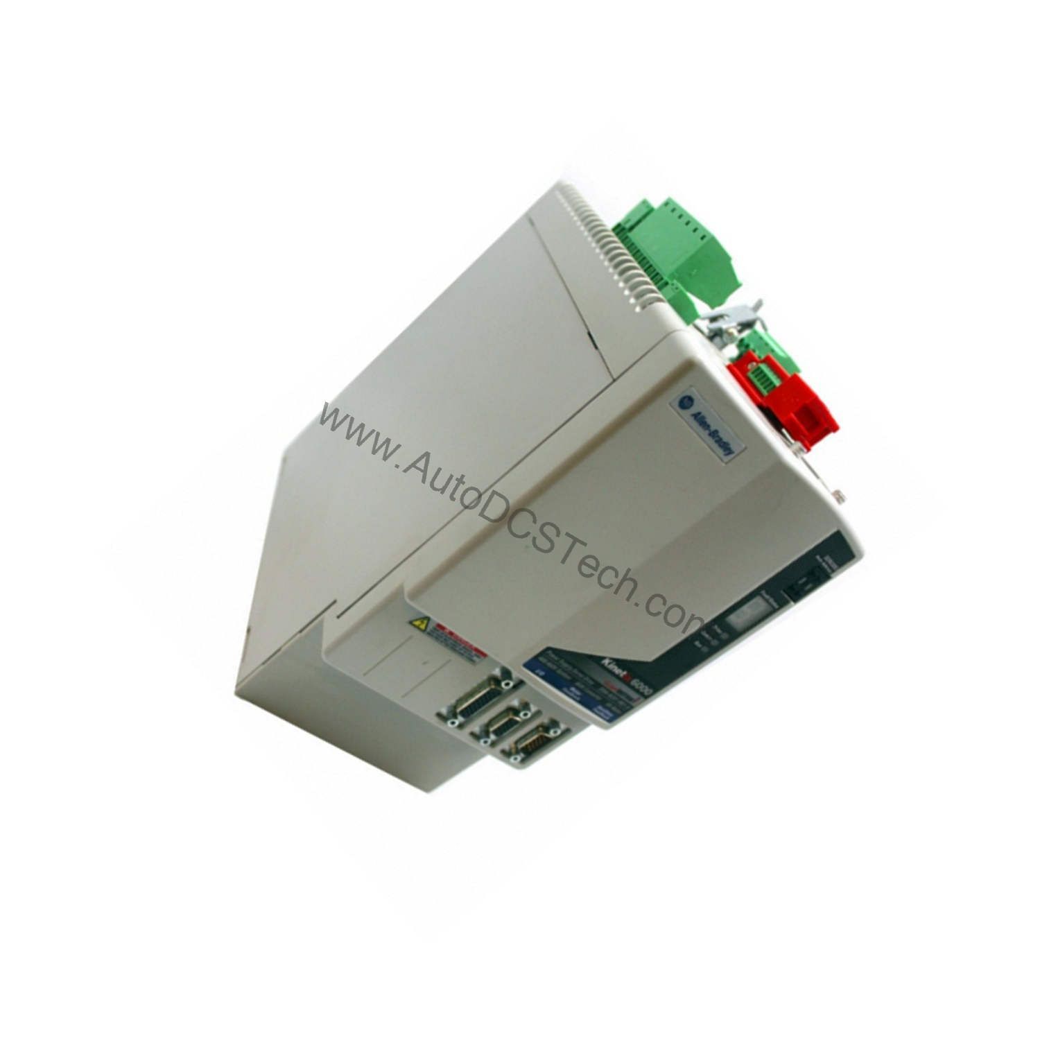 Figure 2: Technical layout and connection details for the Allen-Bradley 2094-BC02-M02-S industrial automation component.