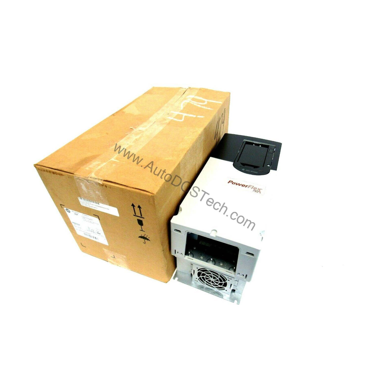 Figure 1: Front view of the Allen-Bradley 20F11ND034AA0NNNNN industrial automation component showing its physical design and enclosure.