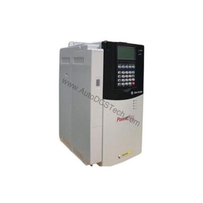 Figure 1: Front view of the Allen-Bradley 20F1AND156AN0NNNNN industrial automation component showing its physical design and enclosure.