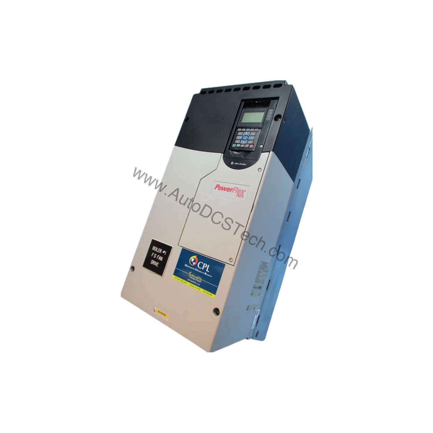 Figure 1: Front view of the Allen-Bradley 20F1AND186AA0NNNNN industrial automation component showing its physical design and enclosure.