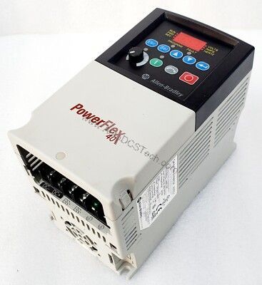 Allen-Bradley 22B-D010N104 PowerFlex 40 VFD, 5 HP, 480V AC - 22B-D010N104