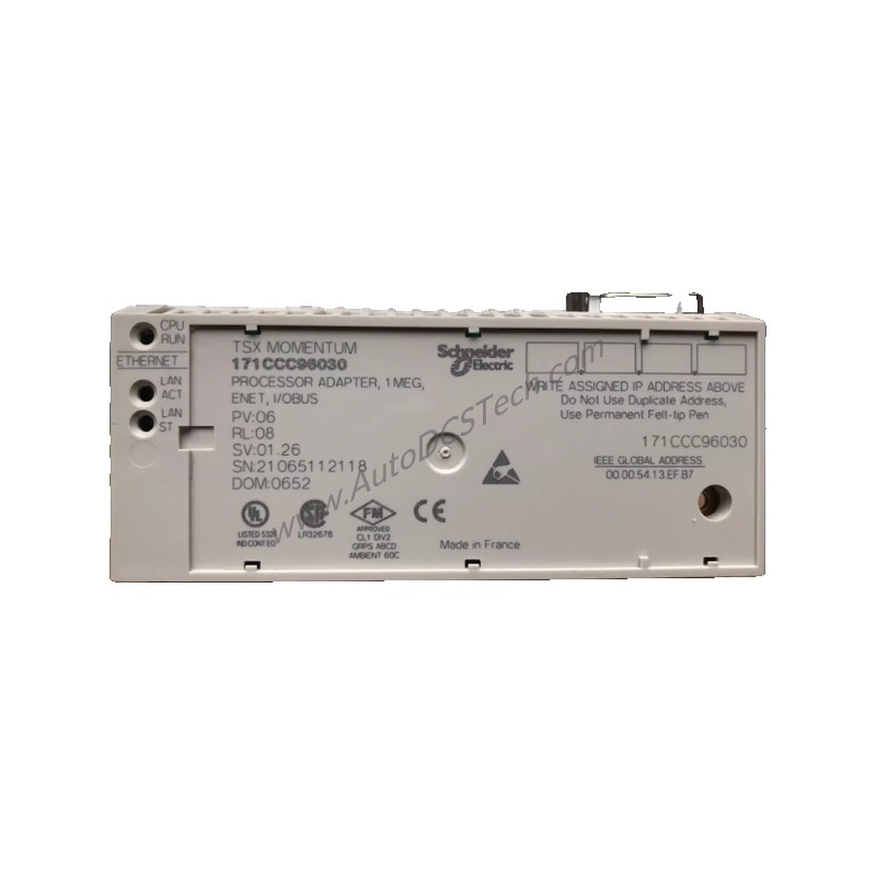 Schneider 171CCC96030 M1/M1E Processor Adapter Module for Modicon Momentum