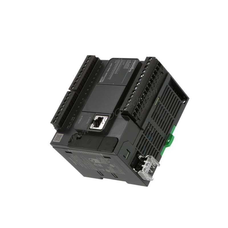 Schneider TM221C24R Modicon Controller: 14 Digital Inputs, 10 Relay Outputs, 2 Analog Inputs