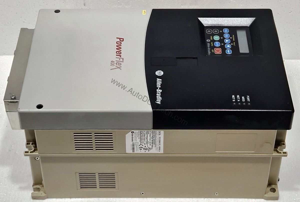 Figure 1: Front view of the Allen-Bradley 22C-D038A103 industrial automation component showing its physical design and enclosure.
