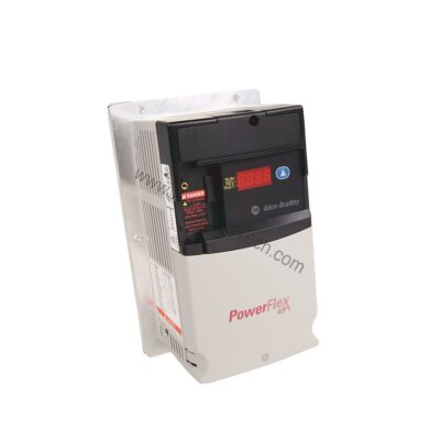 Figure 1: Front view of the Allen-Bradley 22D-B5P0F104 industrial automation component showing its physical design and enclosure.