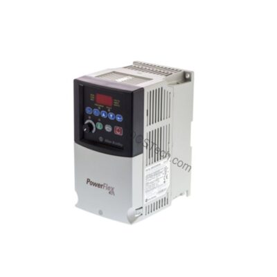 Figure 1: Front view of the Allen-Bradley 22D-B8P0H204 industrial automation component showing its physical design and enclosure.