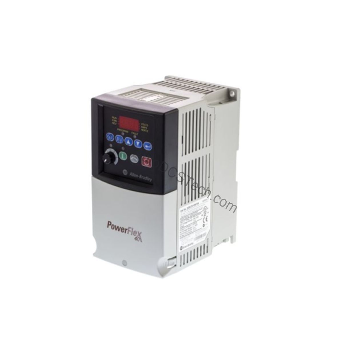 Figure 1: Front view of the Allen-Bradley 22D-B8P0H204 industrial automation component showing its physical design and enclosure.