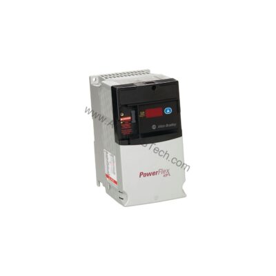 Figure 1: Front view of the Allen-Bradley 22D-D4P0N104 industrial automation component showing its physical design and enclosure.