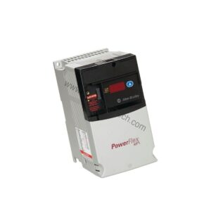 Figure 1: Front view of the Allen-Bradley 22D-E9P9N104 industrial automation component showing its physical design and enclosure.