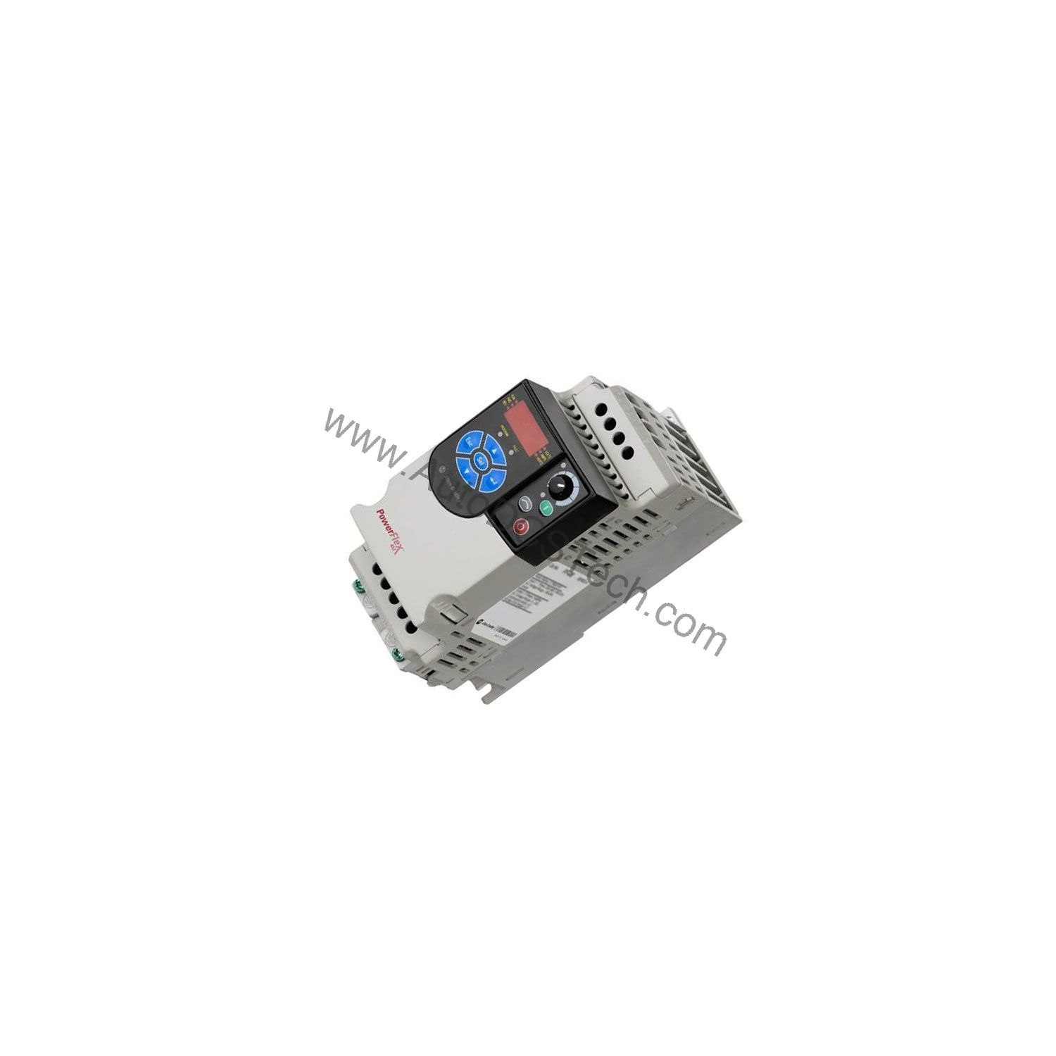 Figure 1: Front view of the Allen-Bradley 22F-RF039-CL industrial automation component showing its physical design and enclosure.