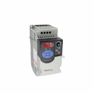Figure 1: Front view of the Allen-Bradley 22F-V1P6N103 industrial automation component showing its physical design and enclosure.