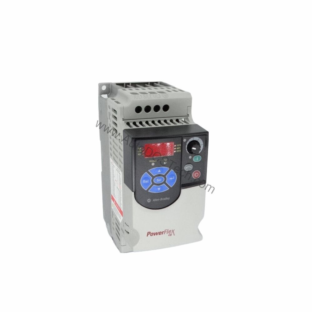 Figure 1: Front view of the Allen-Bradley 22F-V1P6N103 industrial automation component showing its physical design and enclosure.