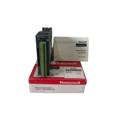 Figure 2: Technical layout and connection details for the Honeywell 2MLF-DC8A industrial automation component.