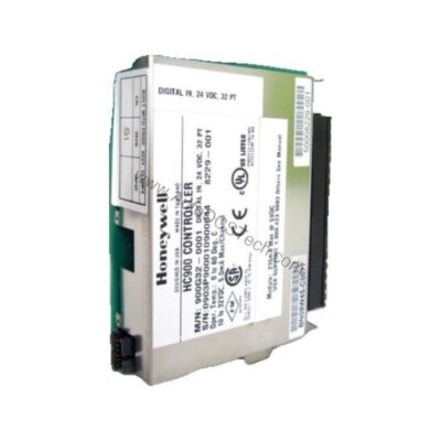 Figure 1: Front view of the Honeywell 900A16-0103 industrial automation component showing its physical design and enclosure.