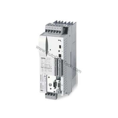 Figure 1: Front view of the Lenze ECSEE020C4B industrial automation component showing its physical design and enclosure.