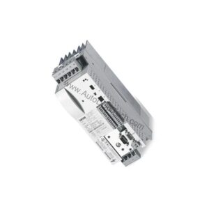 Figure 2: Technical layout and connection details for the Lenze ECSEE020C4B industrial automation component.