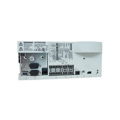 Figure 2: Technical layout and connection details for the Lenze ECSEP016C4B industrial automation component.