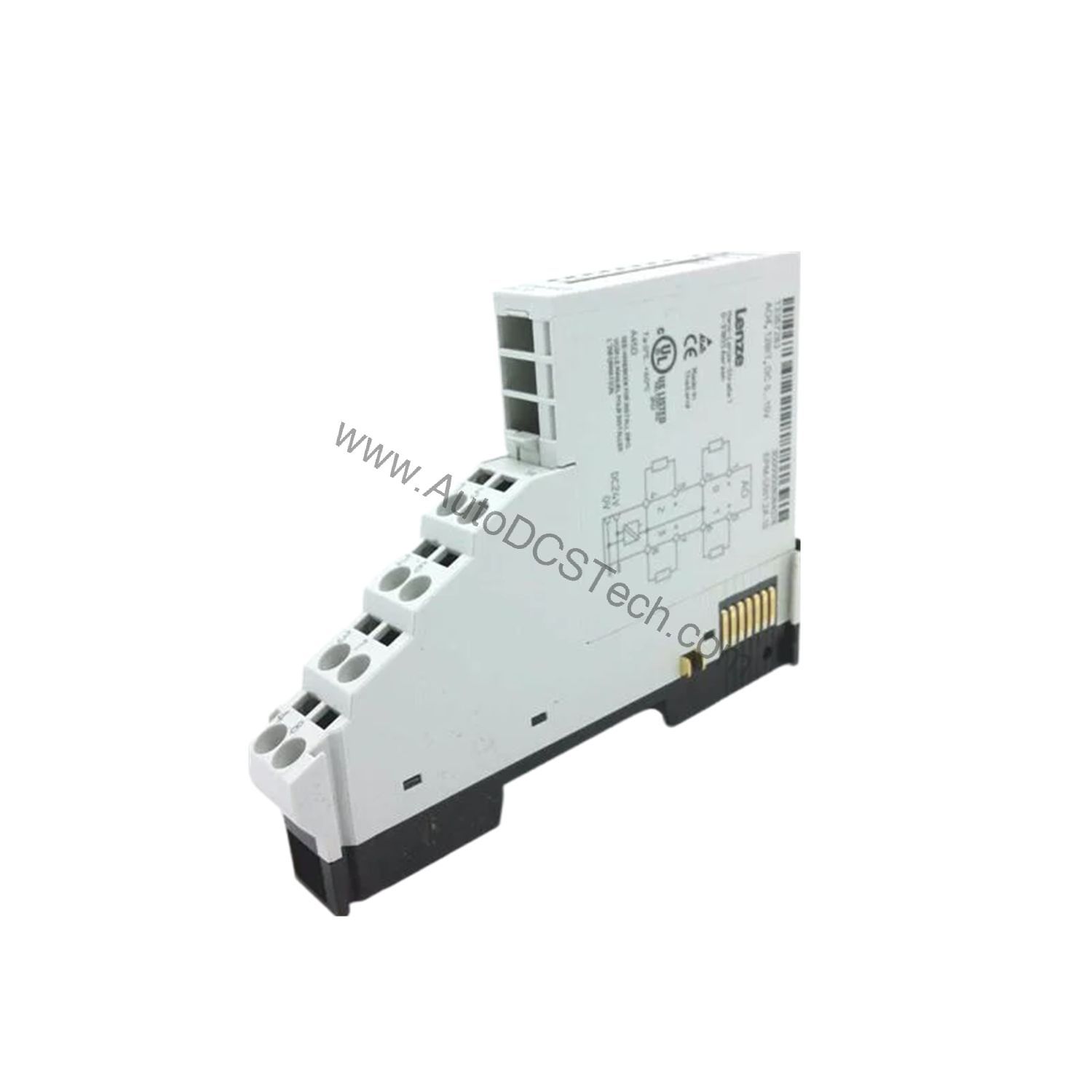 Figure 1: Front view of the Lenze EPM-S501 industrial automation component showing its physical design and enclosure.