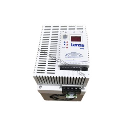Figure 1: Front view of the Lenze ESMD113L4TXA industrial automation component showing its physical design and enclosure.