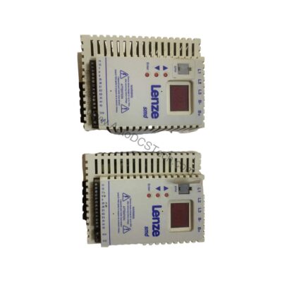 Figure 1: Front view of the Lenze ESMD222L4TXA industrial automation component showing its physical design and enclosure.