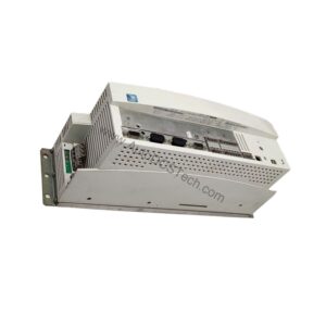 Figure 2: Technical layout and connection details for the Lenze EVF9324-EVV004 industrial automation component.