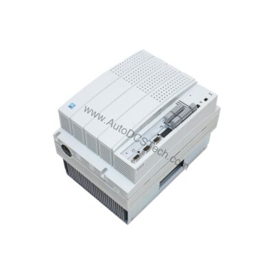 Figure 1: Front view of the Lenze EVF9327-EV industrial automation component showing its physical design and enclosure.