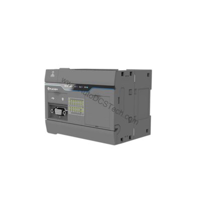 Figure 1: Front view of the Flexem FC5M-40MN-DC industrial automation component showing its physical design and enclosure.