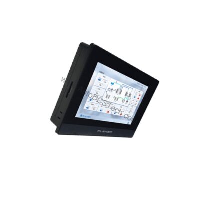 Figure 2: Technical layout and connection details for the Flexem FE7070IP industrial automation component.