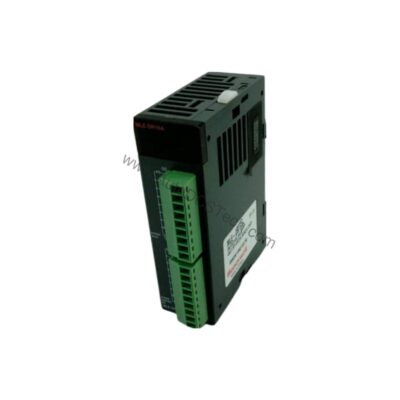 Figure 1: Front view of the Honeywell MLE-DR16A industrial automation component showing its physical design and enclosure.