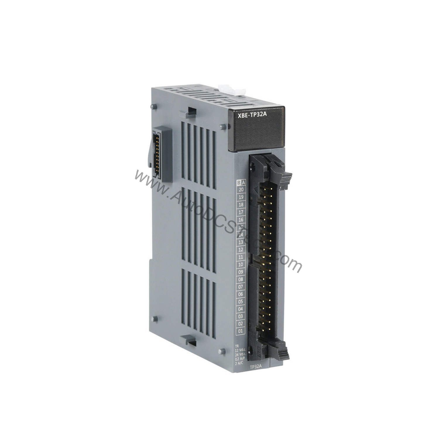 Figure 1: Front view of the Honeywell MLE-TP32A industrial automation component showing its physical design and enclosure.