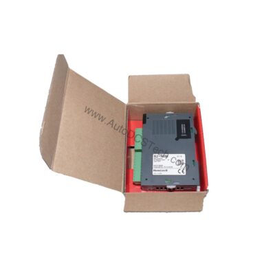 Figure 1: Front view of the Honeywell MLF-AD08A industrial automation component showing its physical design and enclosure.